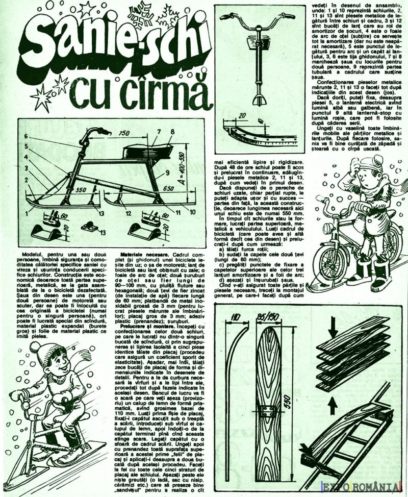 Cum construiești sania cu carma