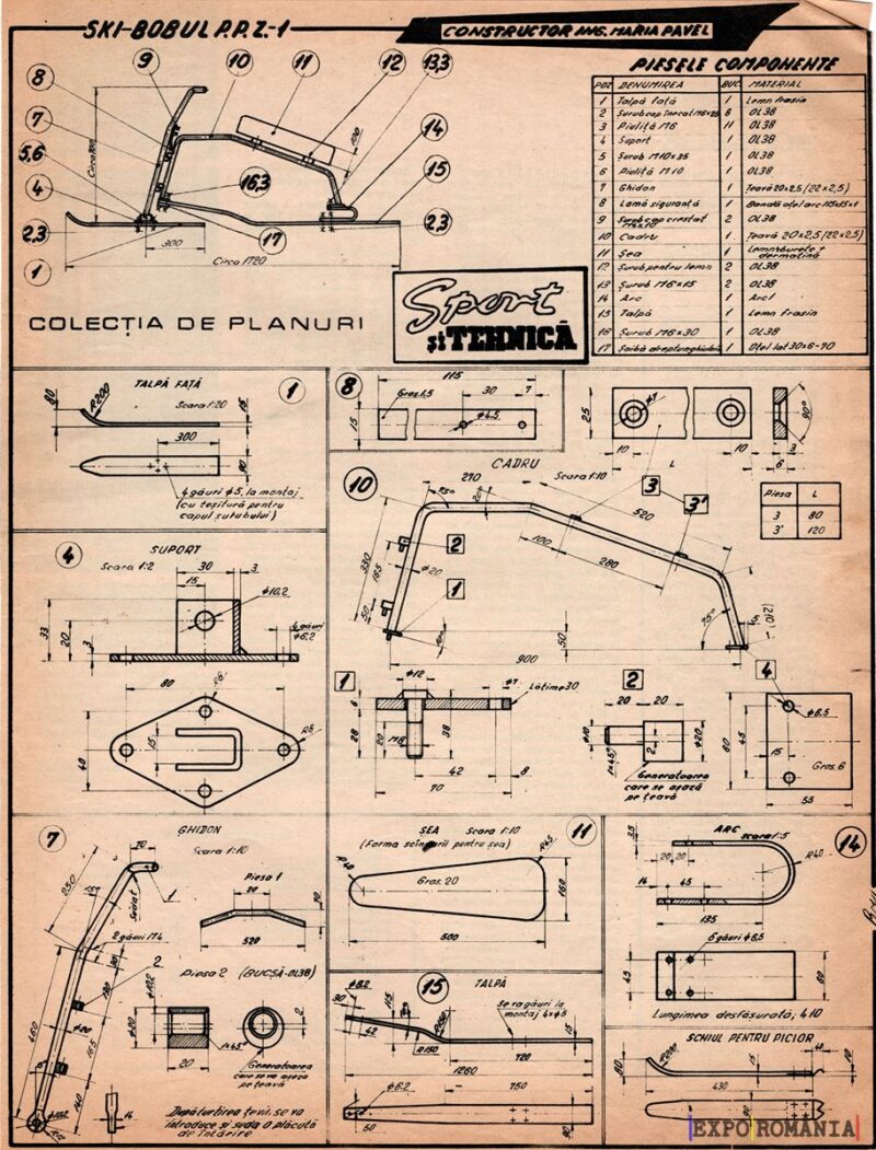 Cum construiești skibobul