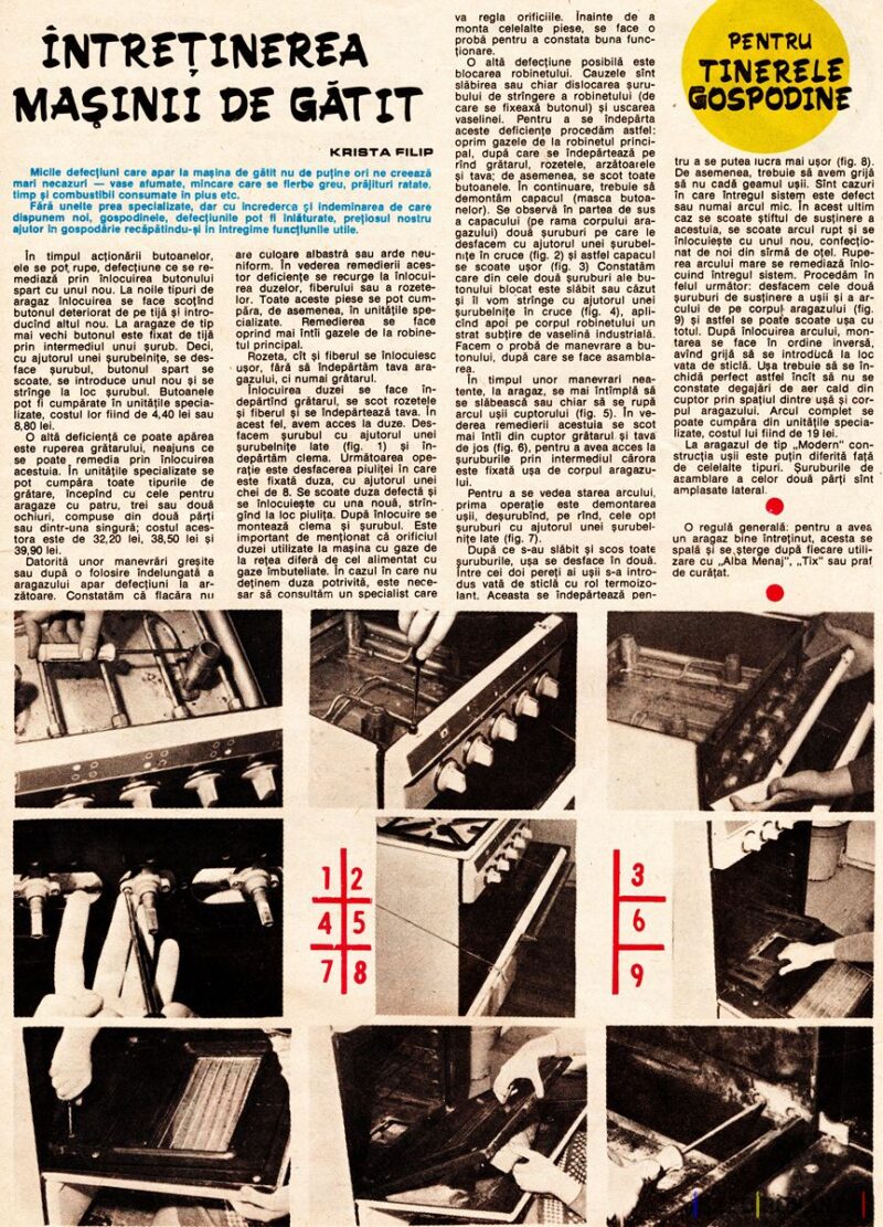 Cum cureti și repari aragazul