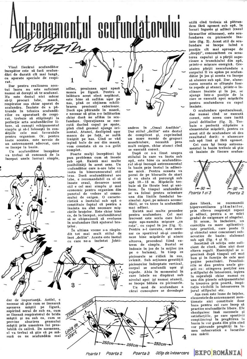 Cum faci antrenamentul scufundatorului