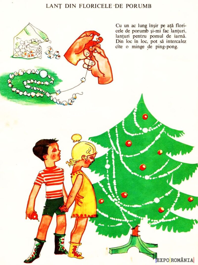 Cum faci colierul din popcorn