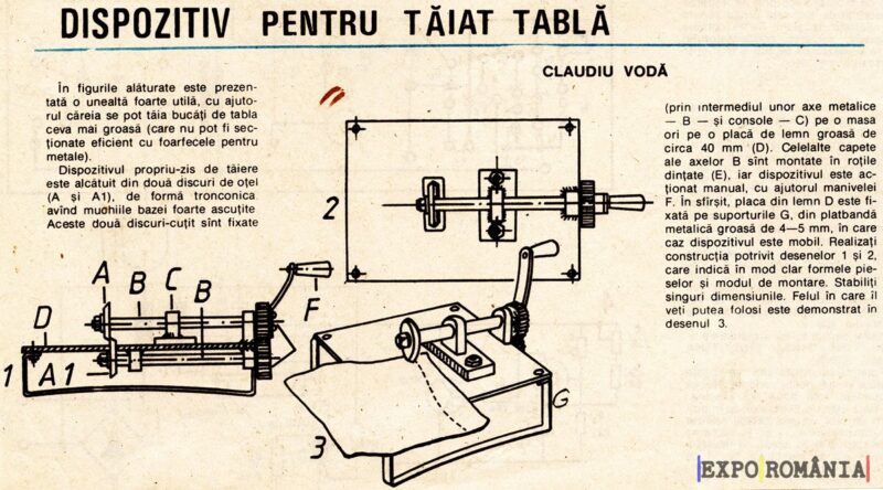 Cum faci dispozitivul de taiat tabla