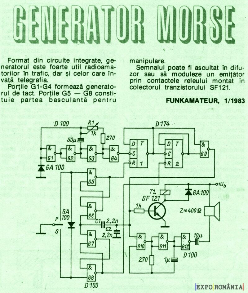 Cum faci generatorul electronic Morse