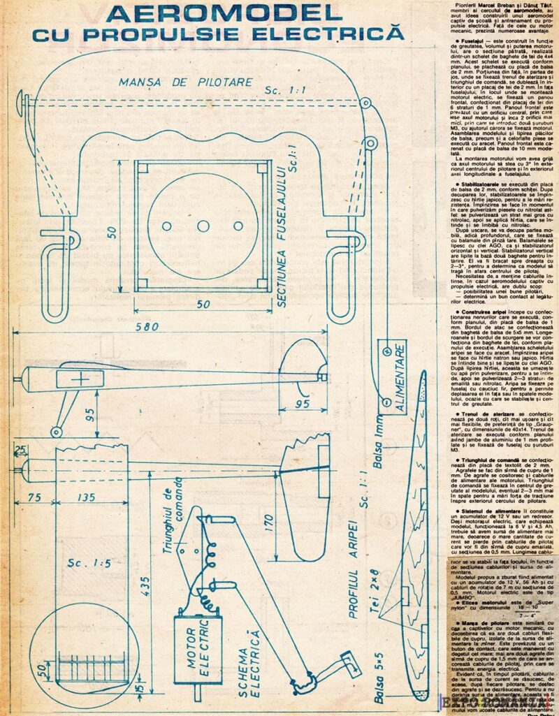 Cum faci jucaria aeromodelul electric