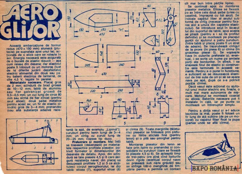 Cum faci jucaria nautica cu motor de cauciuc