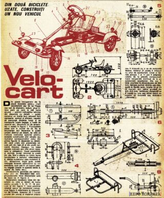 Cum faci kartul cu pedale din doua biciclete