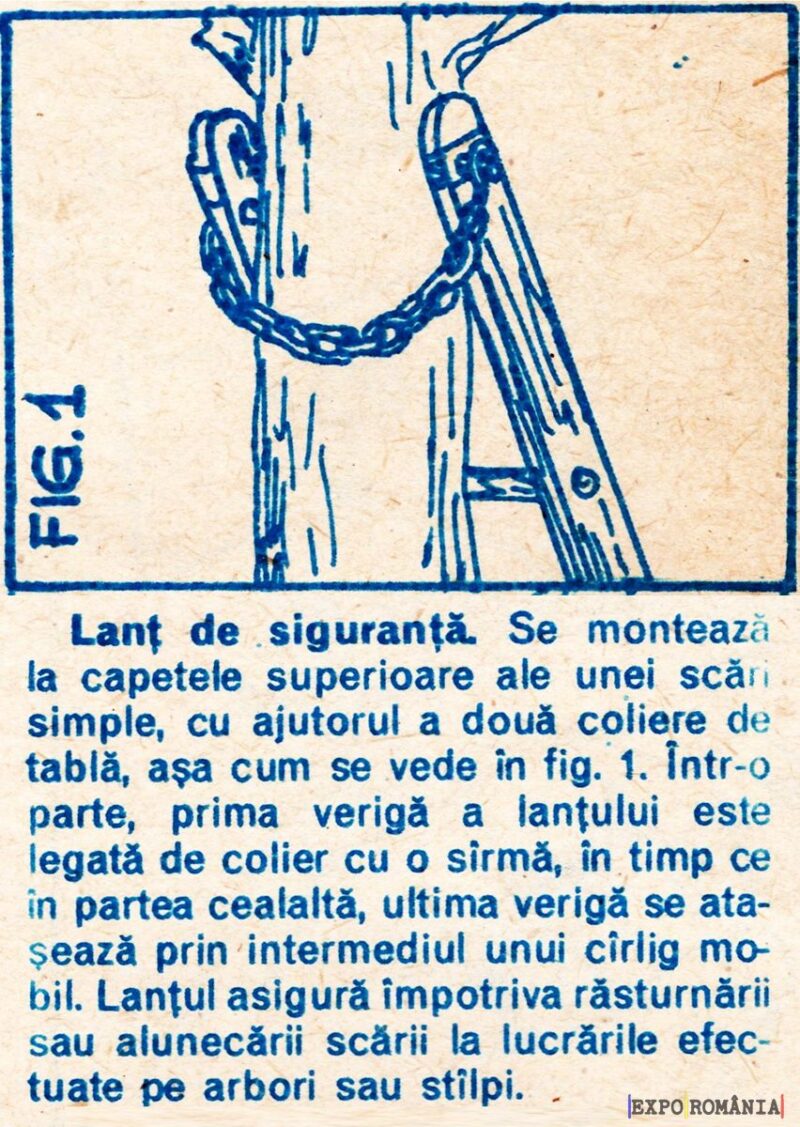 Cum faci lantul de șiguranta pentru scara