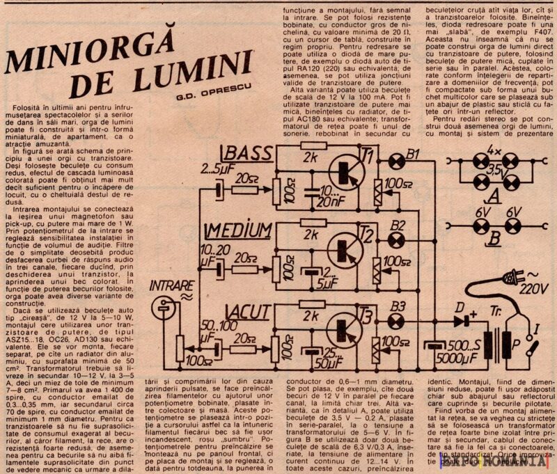 Cum faci orga de lumini disco