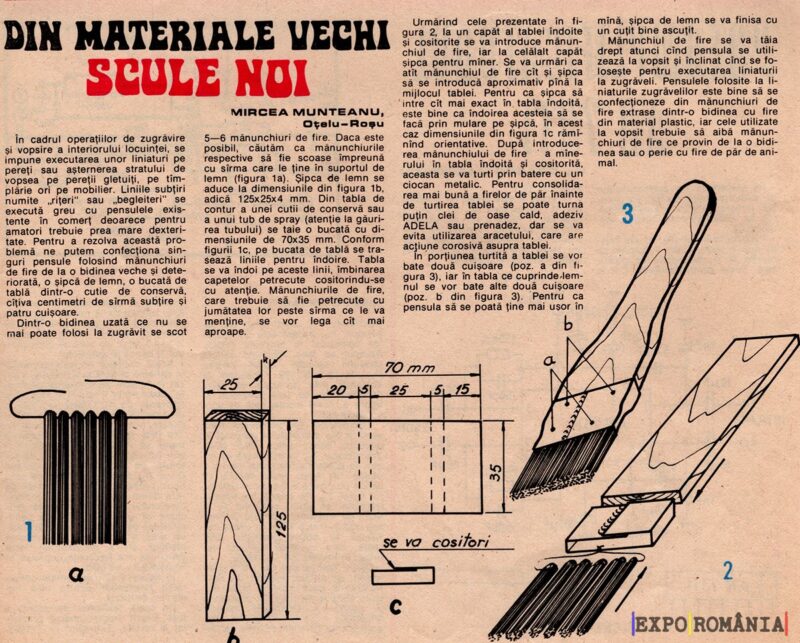 Cum faci pensula de precizie