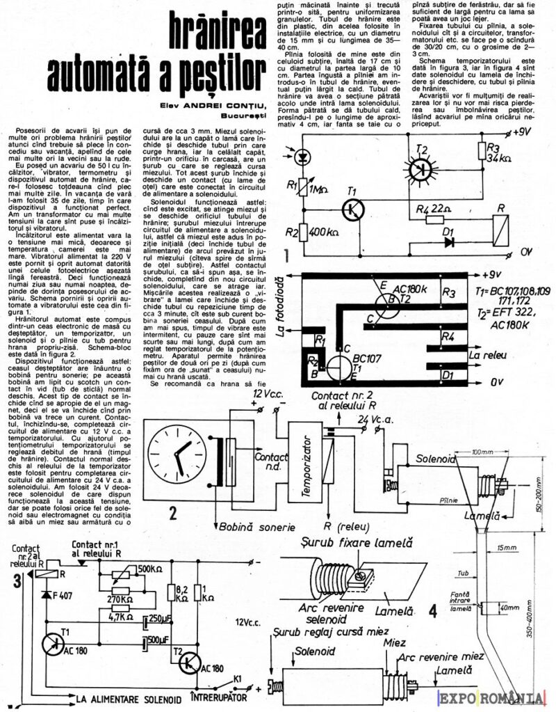Cum faci robotul de hranit peștii din acvariu