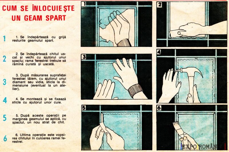 Cum inlocuiești un geam spart