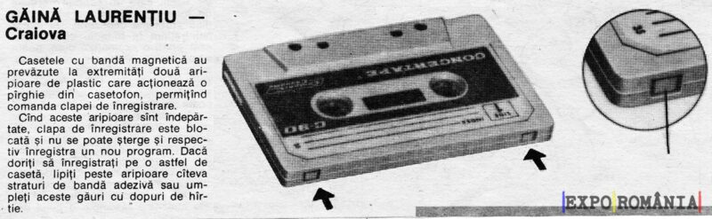 Cum inregistrezi pe casete audio șigilate