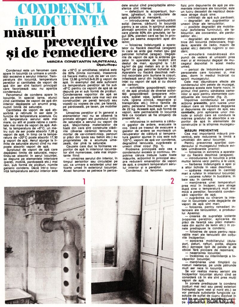 Cum previi și scapi de condensul din locuinta