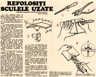 Cum refolosești sculele uzate