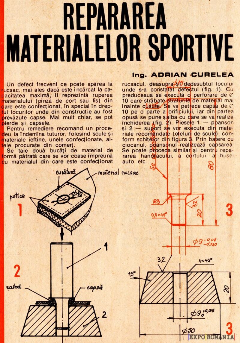 Cum repari rucsacul de drumetie