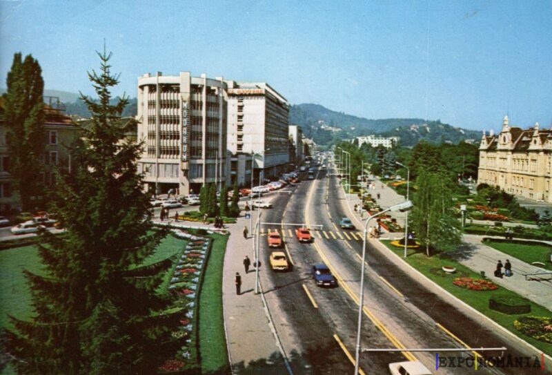 Peisaj urban dintr-un oraș românesc