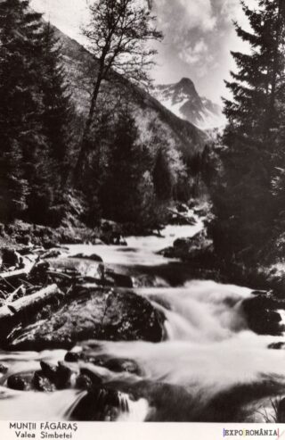 Peisaj montan în Valea Sîmbetei