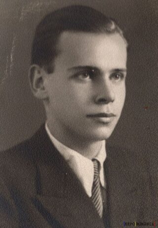 Portret vechi al unui tânăr elegant