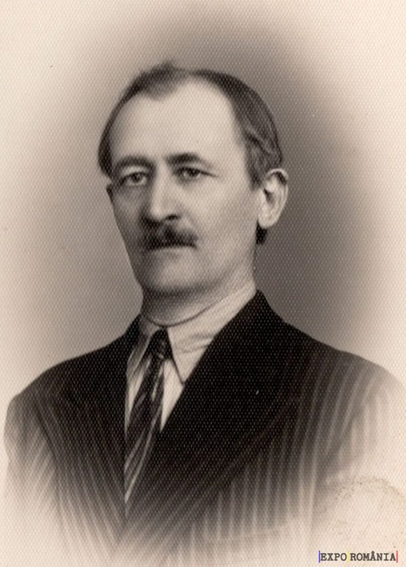 Portret alb-negru de epocă al unui bărbat