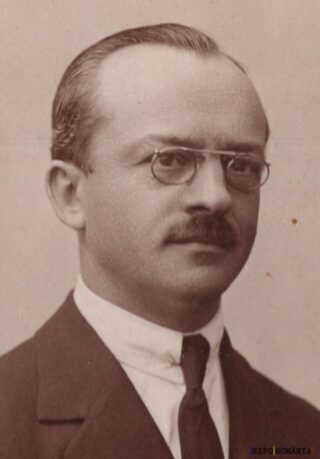 Portretul unui domn distins cu ochelari