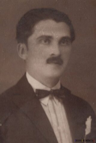 Bărbat elegant în fotografie de epocă