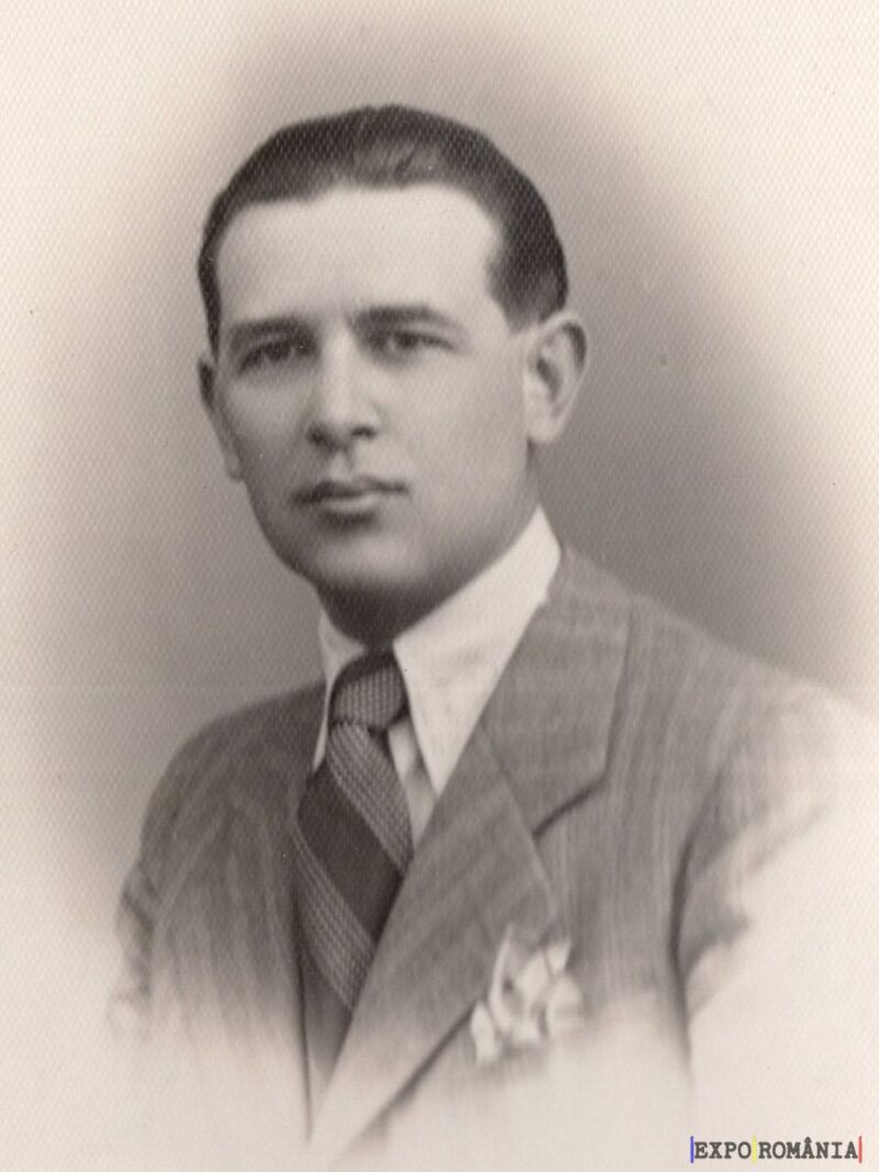 Portret alb-negru al unui tânăr elegant