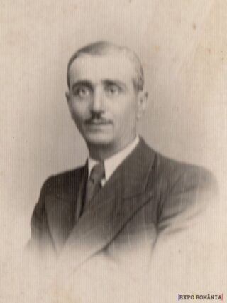 Portret alb-negru al unui bărbat elegant