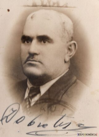 Portret de bărbat cu semnătură