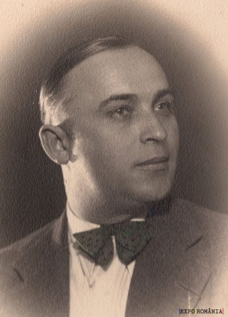 Portret clasic în sepia al unui bărbat elegant