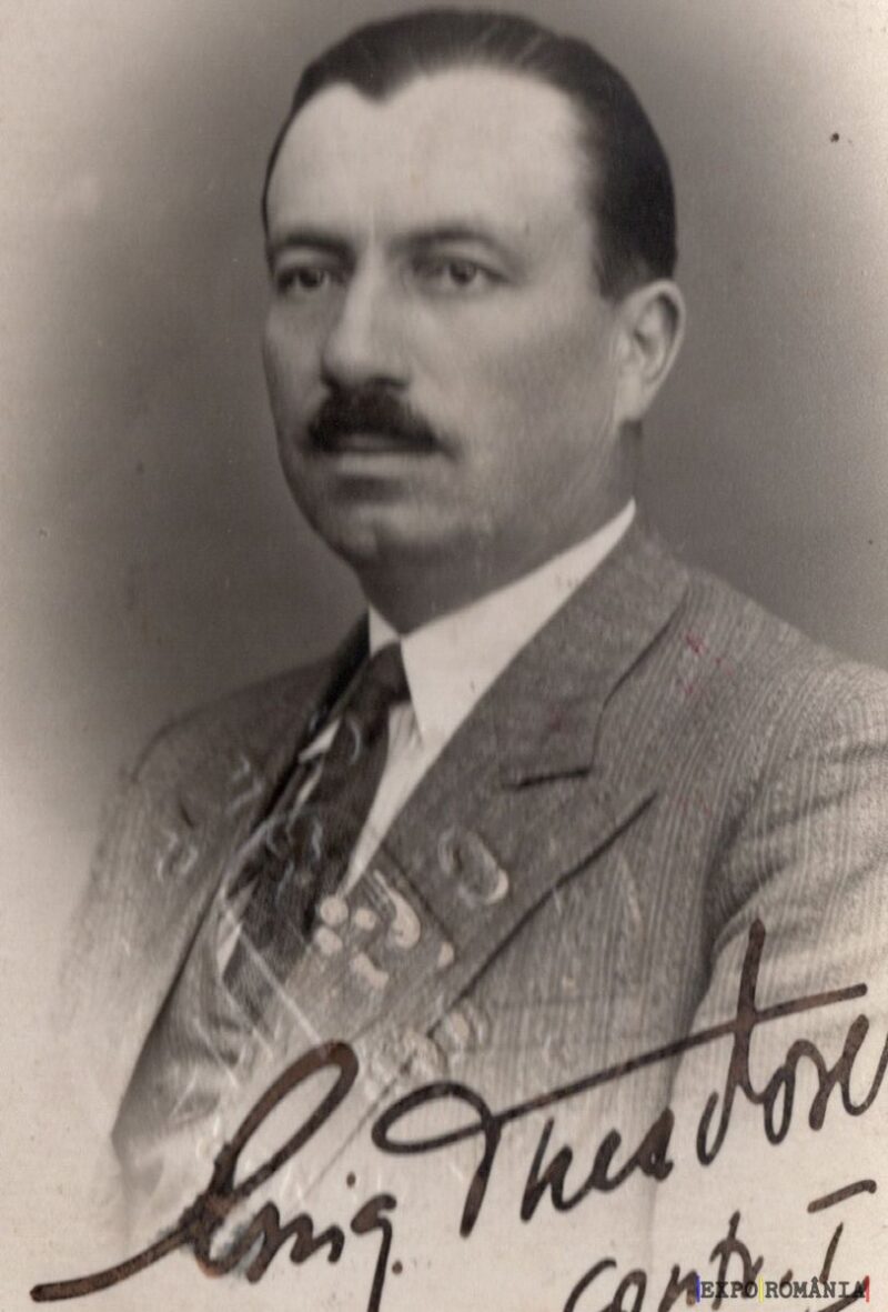 Bărbat în costum cu semnătură