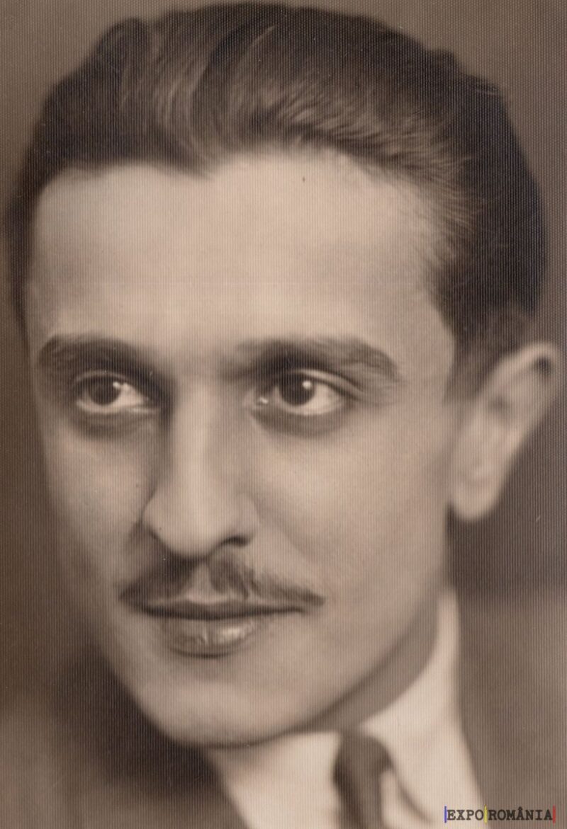 Portret alb-negru al unui bărbat elegant