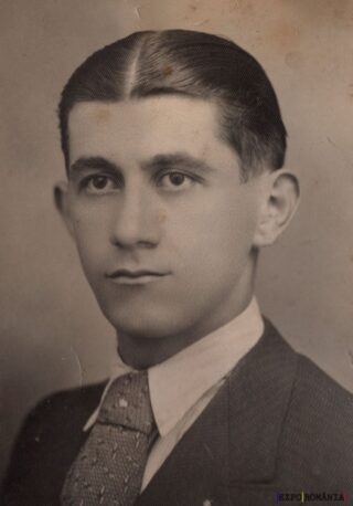 Portret alb-negru al unui bărbat