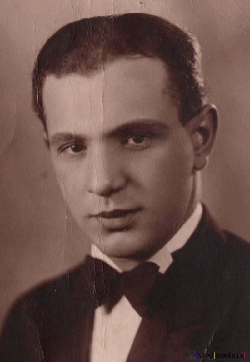 Portret de bărbat elegant în costum și papion