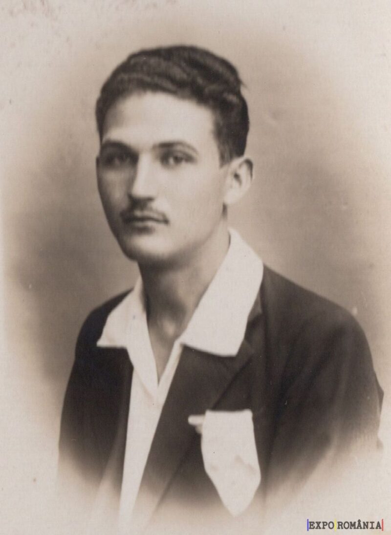 Portret alb-negru al unui tânăr elegant