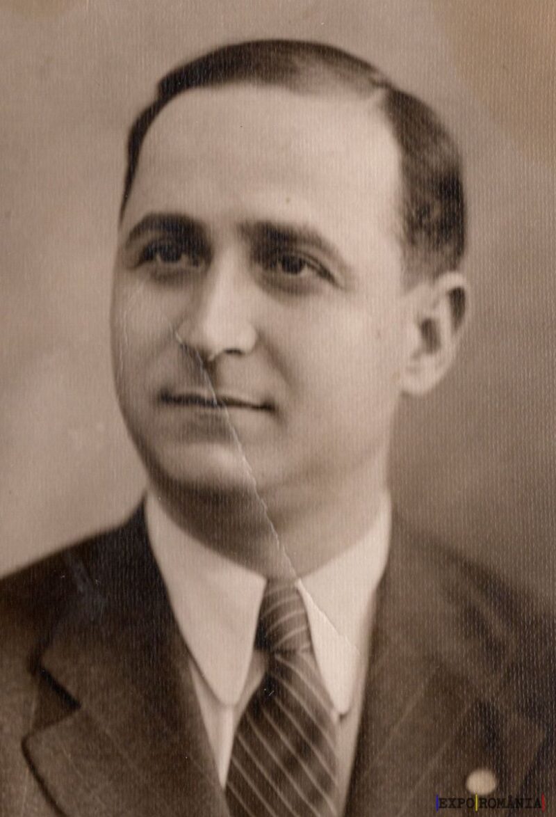 Portret vechi în alb-negru al unui bărbat