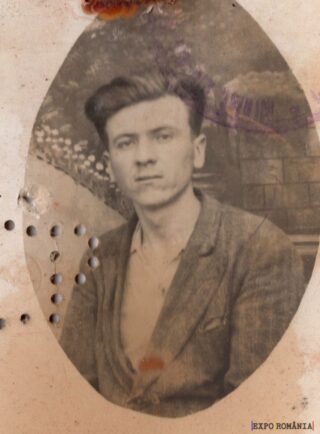 Portret vintage al unui tânăr bărbat