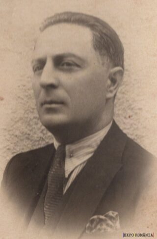 Portret vintage al unui bărbat elegant