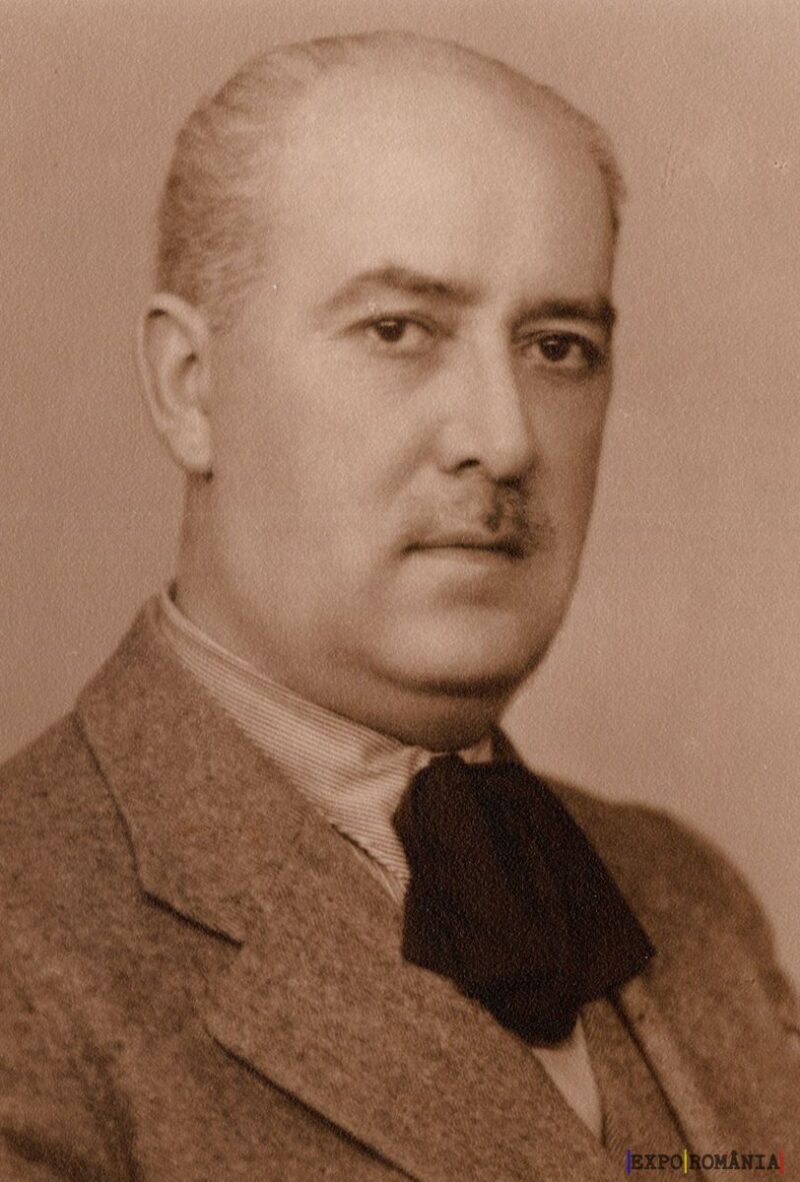 Portret alb-negru al unui bărbat elegant