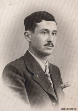 Portret alb-negru al unui bărbat elegant