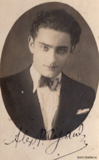 Portret vechi al unui tânăr elegant