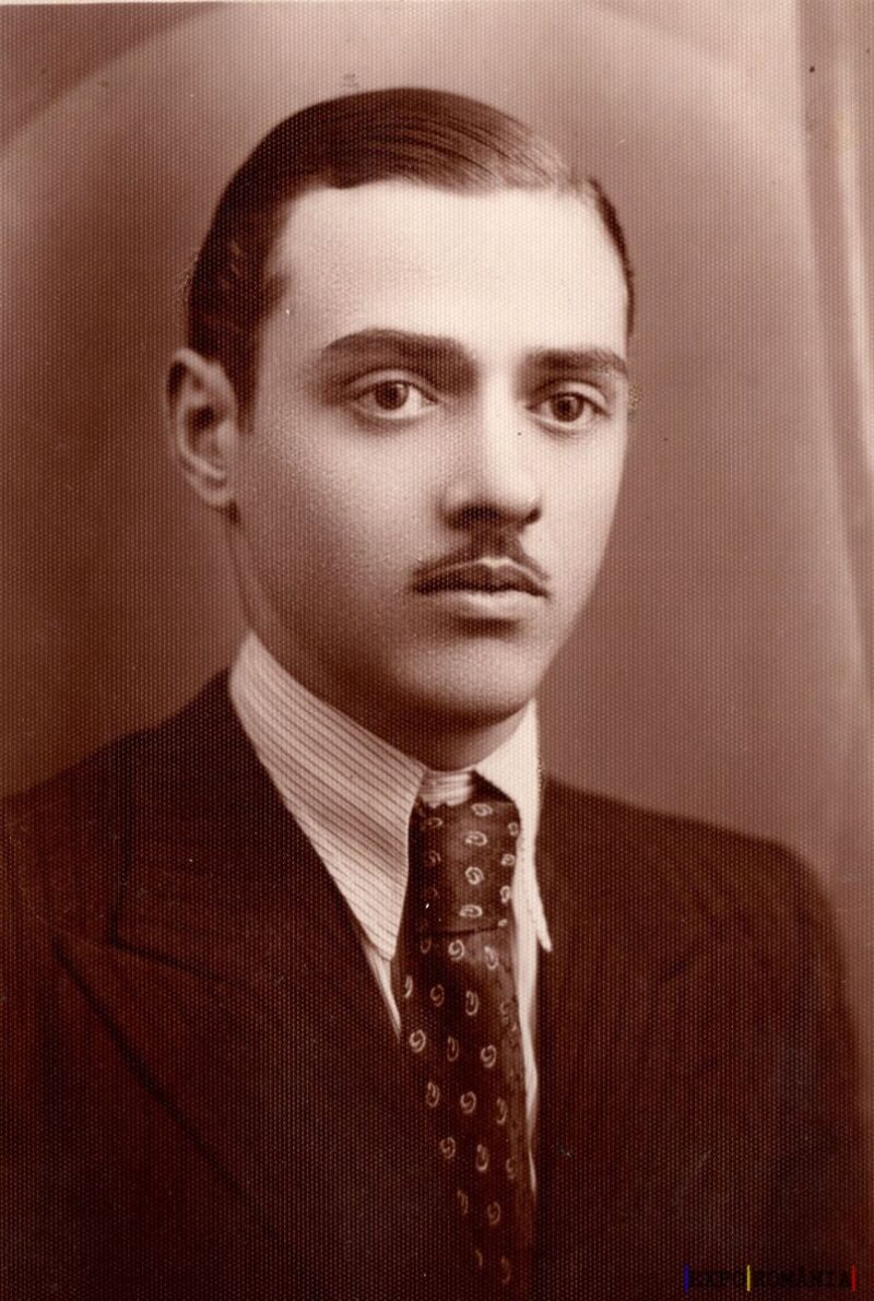 Portretul unui bărbat elegant din secolul trecut