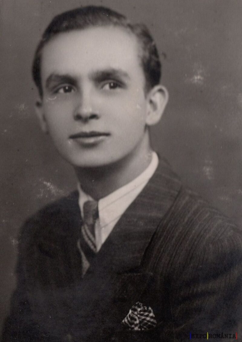 Portret alb-negru al unui tânăr elegant