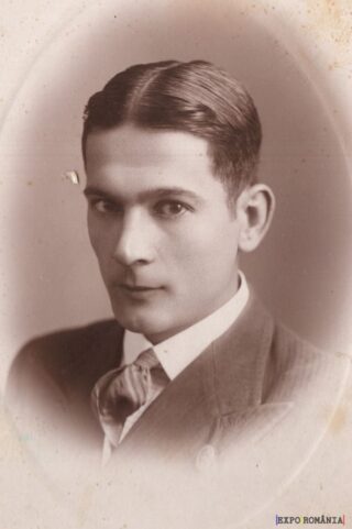 Portret vintage al unui tânăr elegant