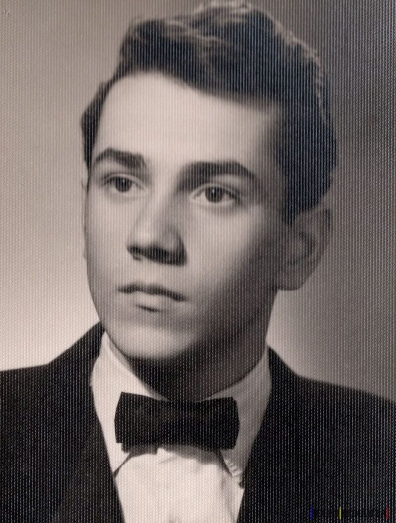 Portret clasic în alb-negru