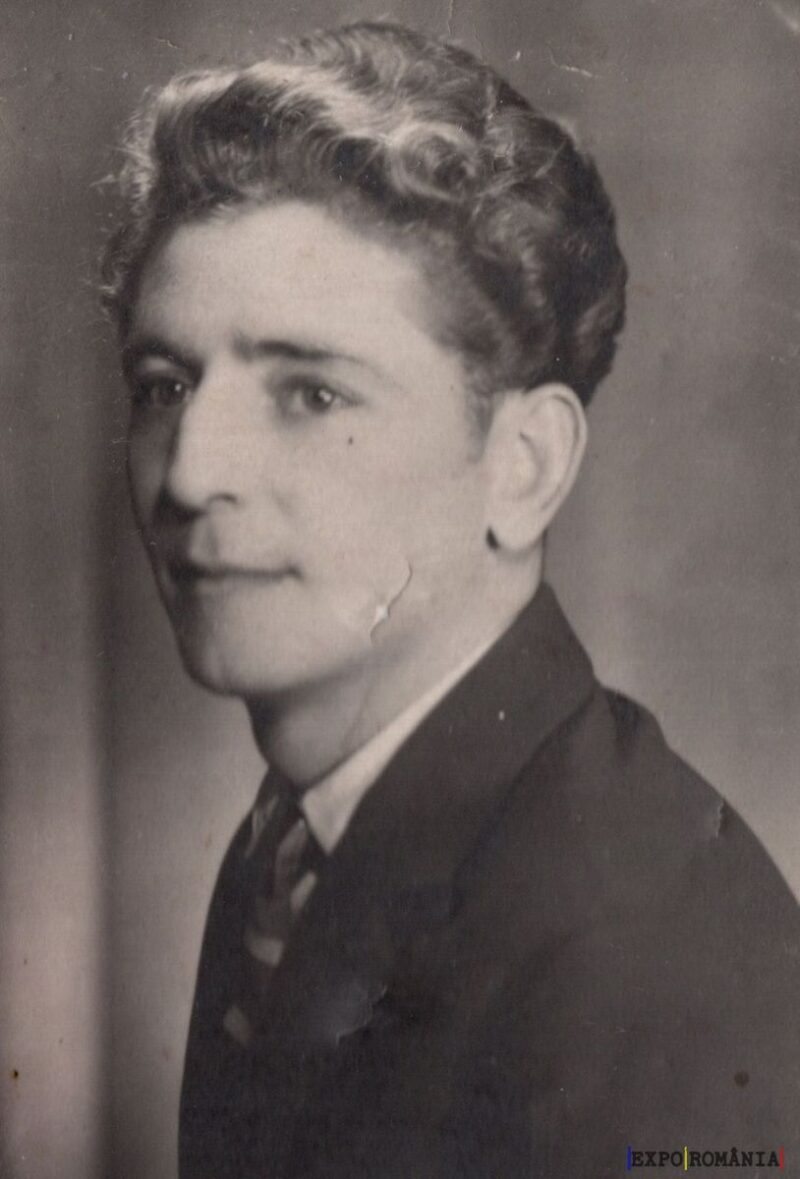 Portret alb-negru al unui tânăr elegant