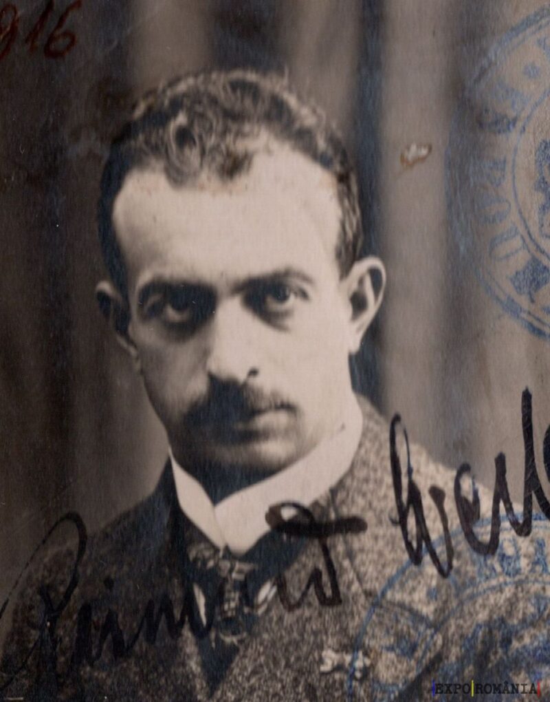 Portret vintage alb-negru al unui bărbat