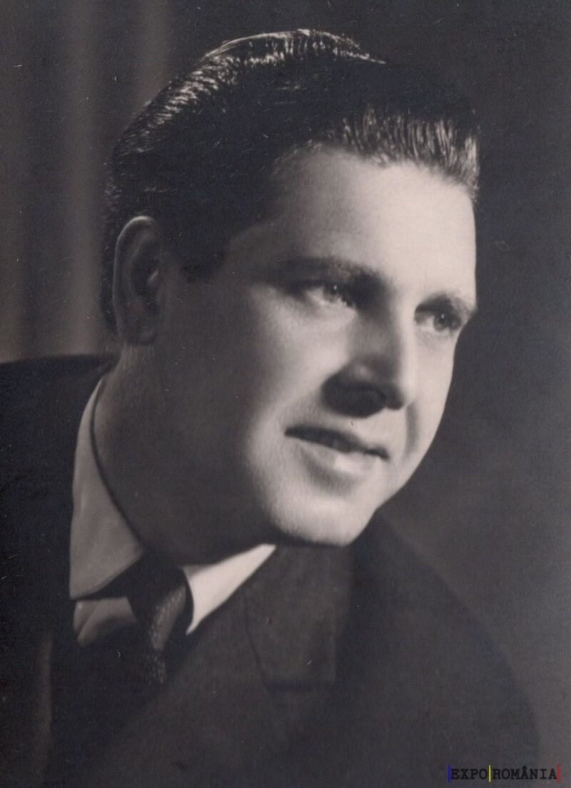 Portret alb-negru al unui bărbat elegant