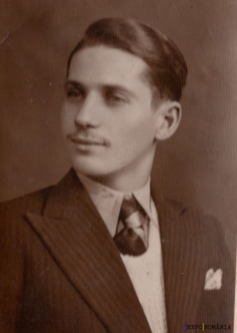 Portret alb-negru al unui tânăr elegant