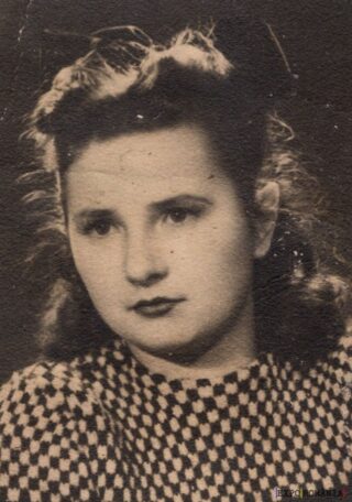 Portret vechi al unei fete elegante