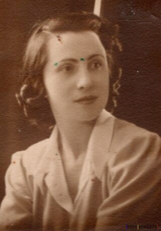 Portretul unei femei elegante în sepia